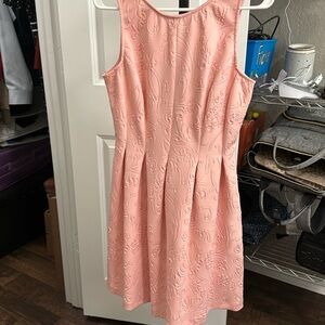 Pale pink Eva Mendez dress